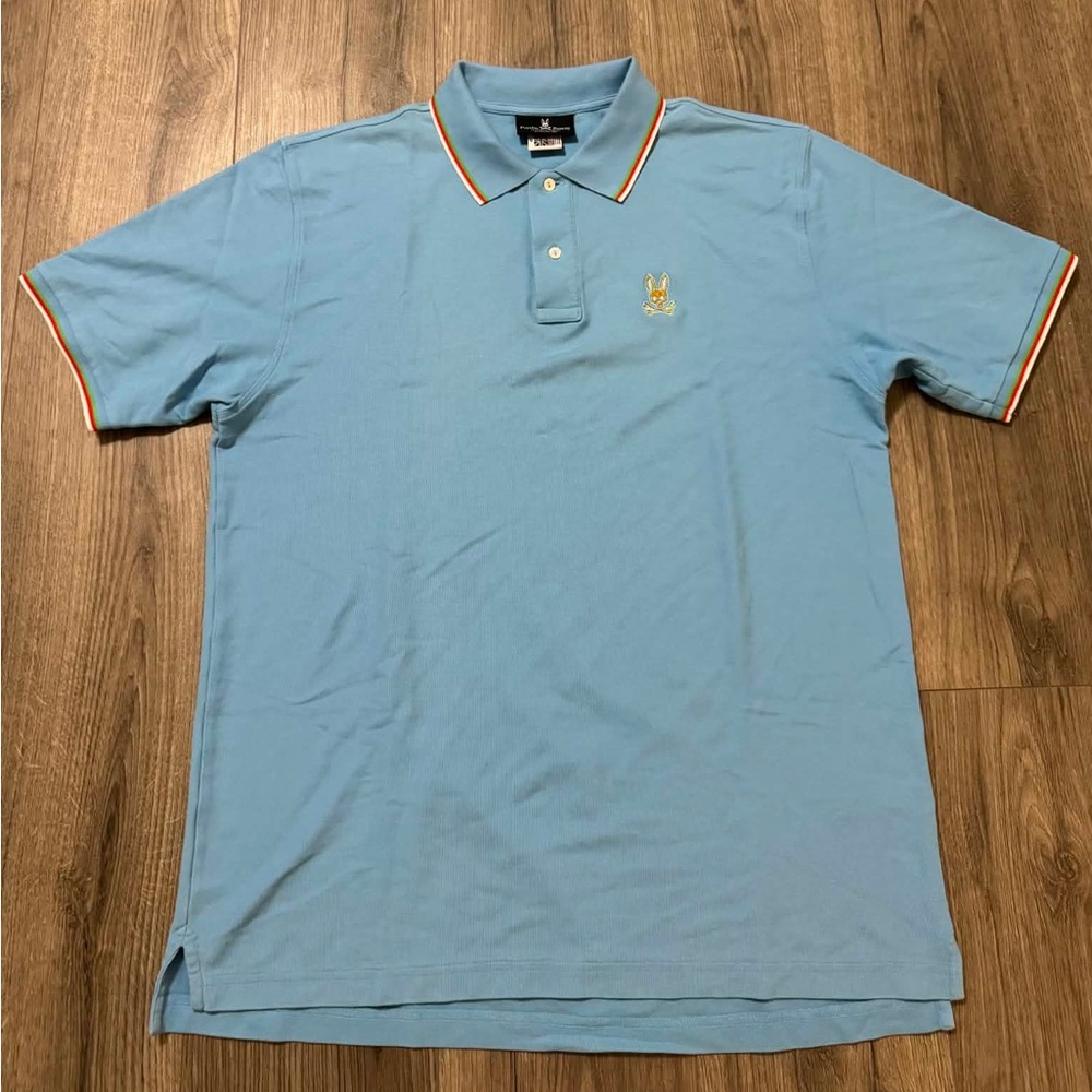 Psycho Bunny Light Blue Polo